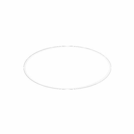PACTIV PE 8 in. White Board Lid for 558 Pan, 500PK L558  (PE)